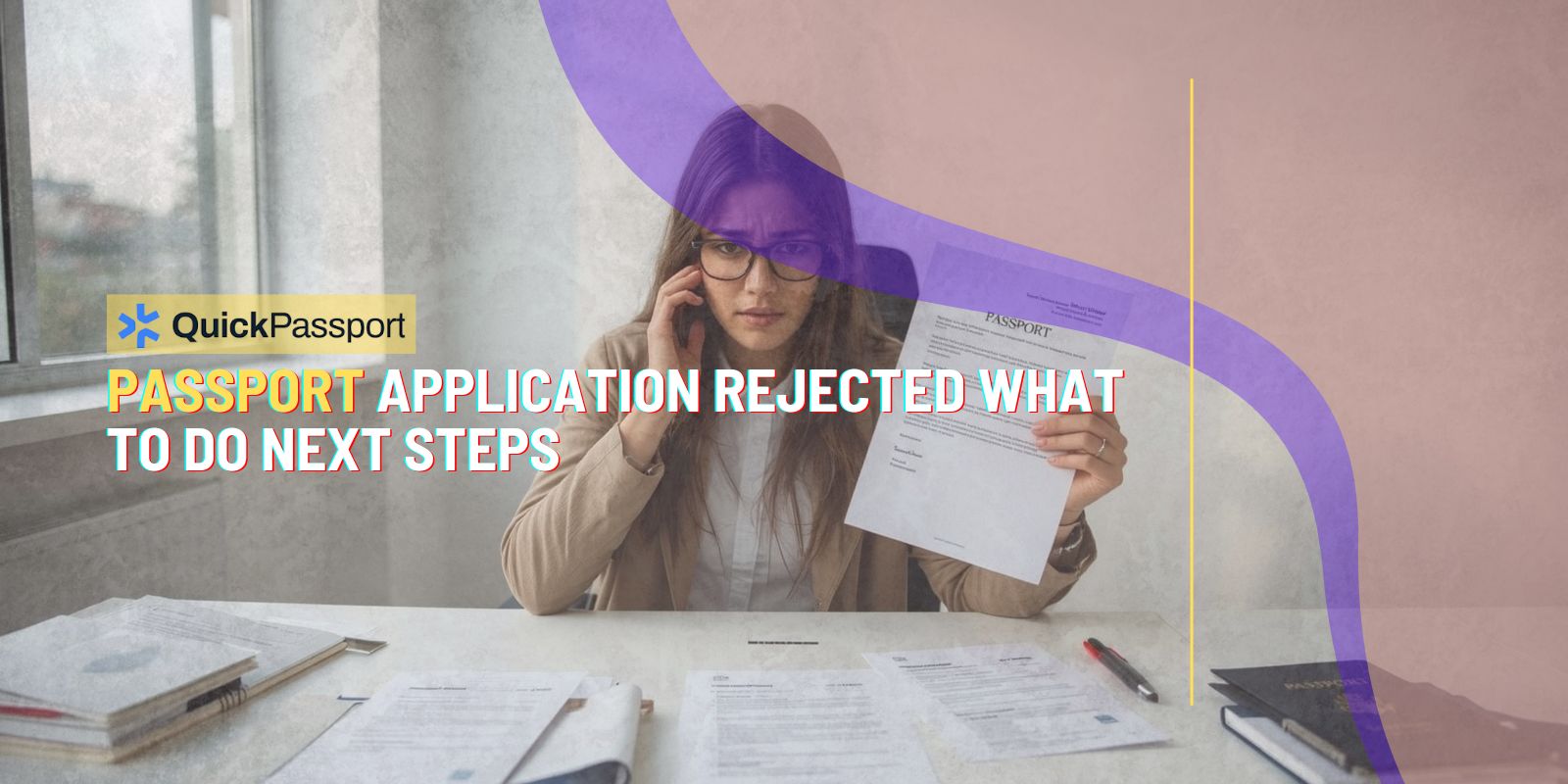 passport application rejected what to do next