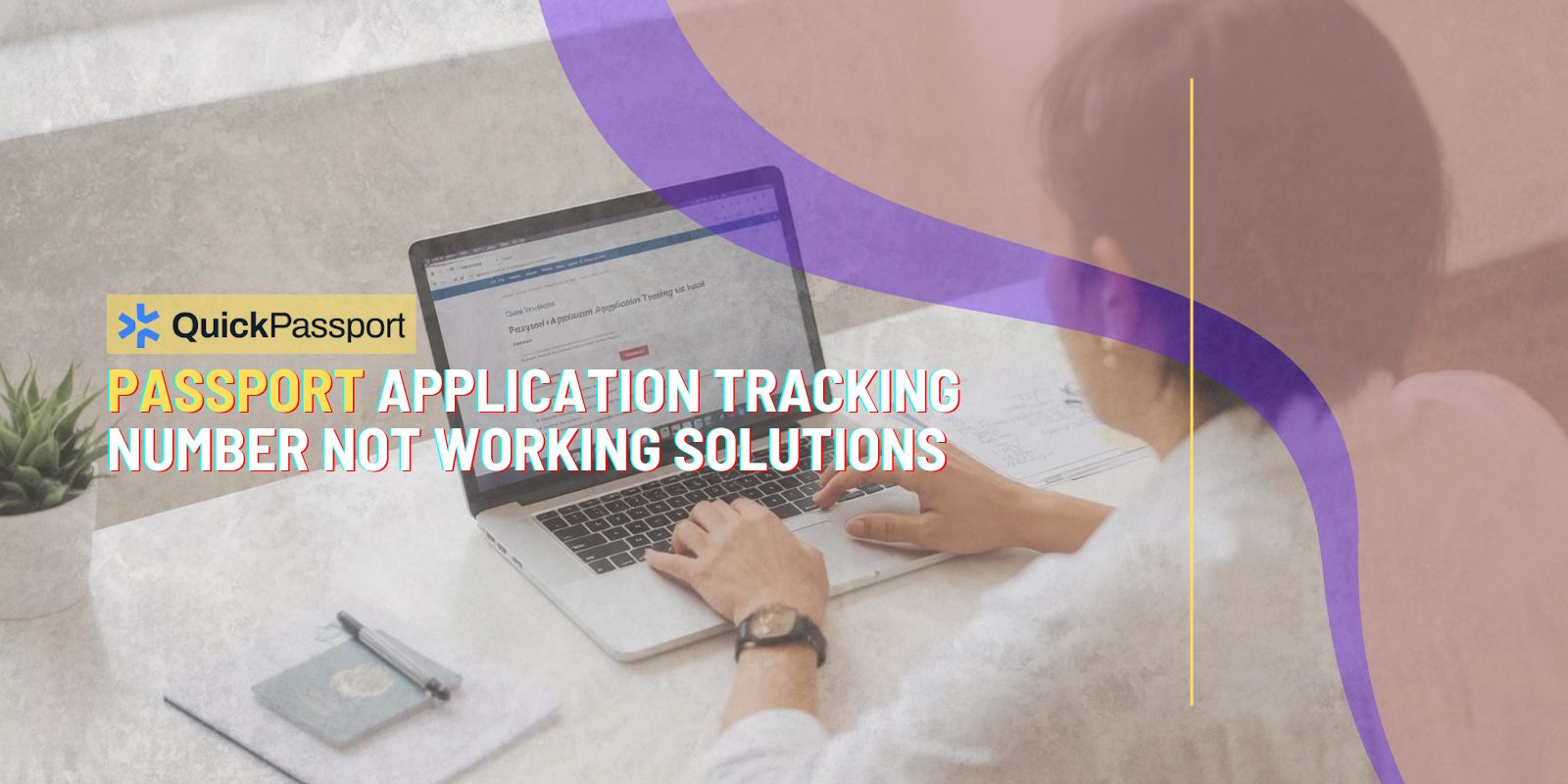 passport application tracking number not working